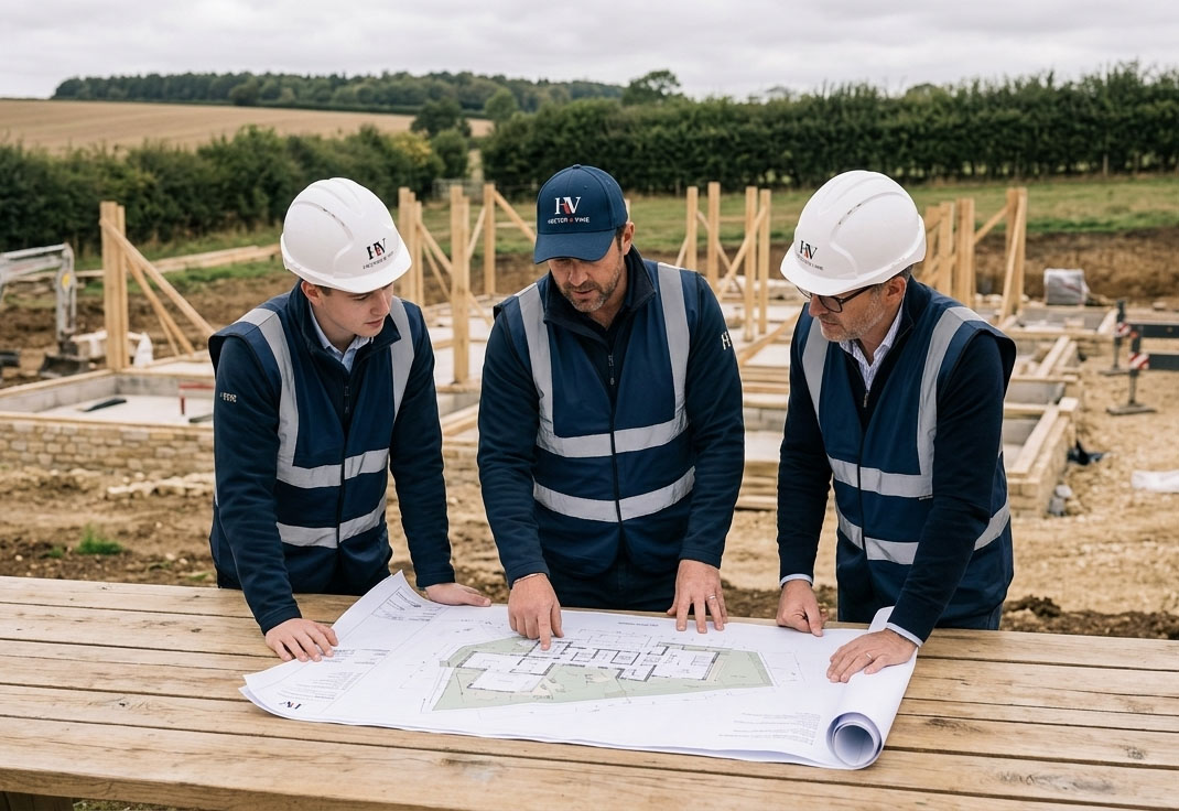 Our Services - Hector & Vine provides full residential project management, acting as a single point of responsibility throughout the build.